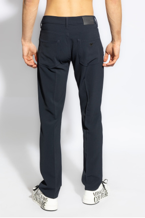 Emporio Armani Pants with a logo-shaped application