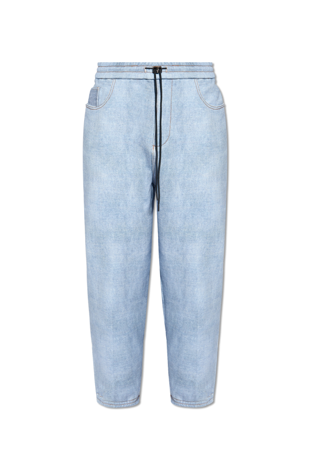 Jeans with drawstring waist od Emporio Armani