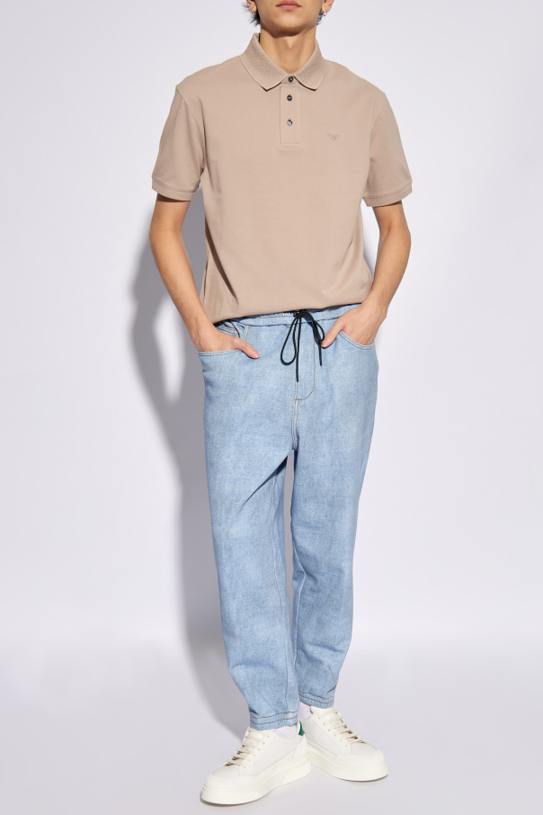 Emporio Armani Jeans with drawstring waist