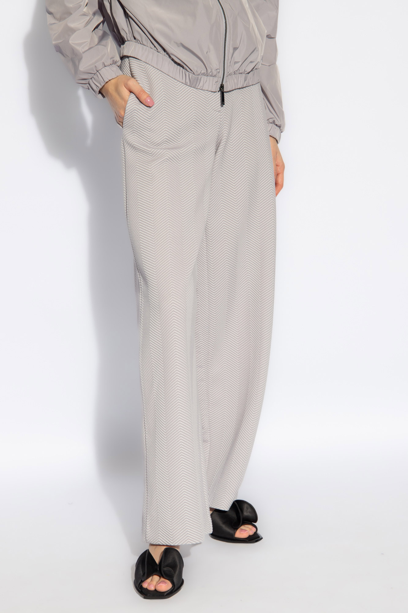 Emporio Armani Herringbone trousers