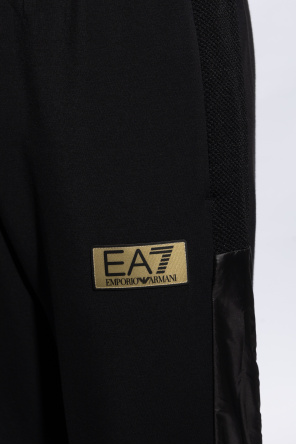 EA7 Emporio Armani Ea7 Emporio Armani padded chest logo-chukka jacket Schwarz