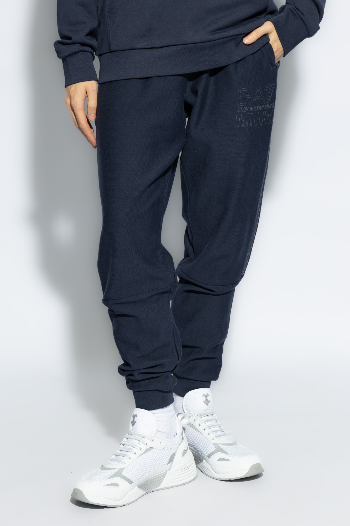 EA7 Emporio Logo armani Sweatpants with logo