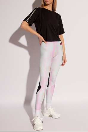 The 'sustainability' collection leggings od Armani Jeans Mokasyny