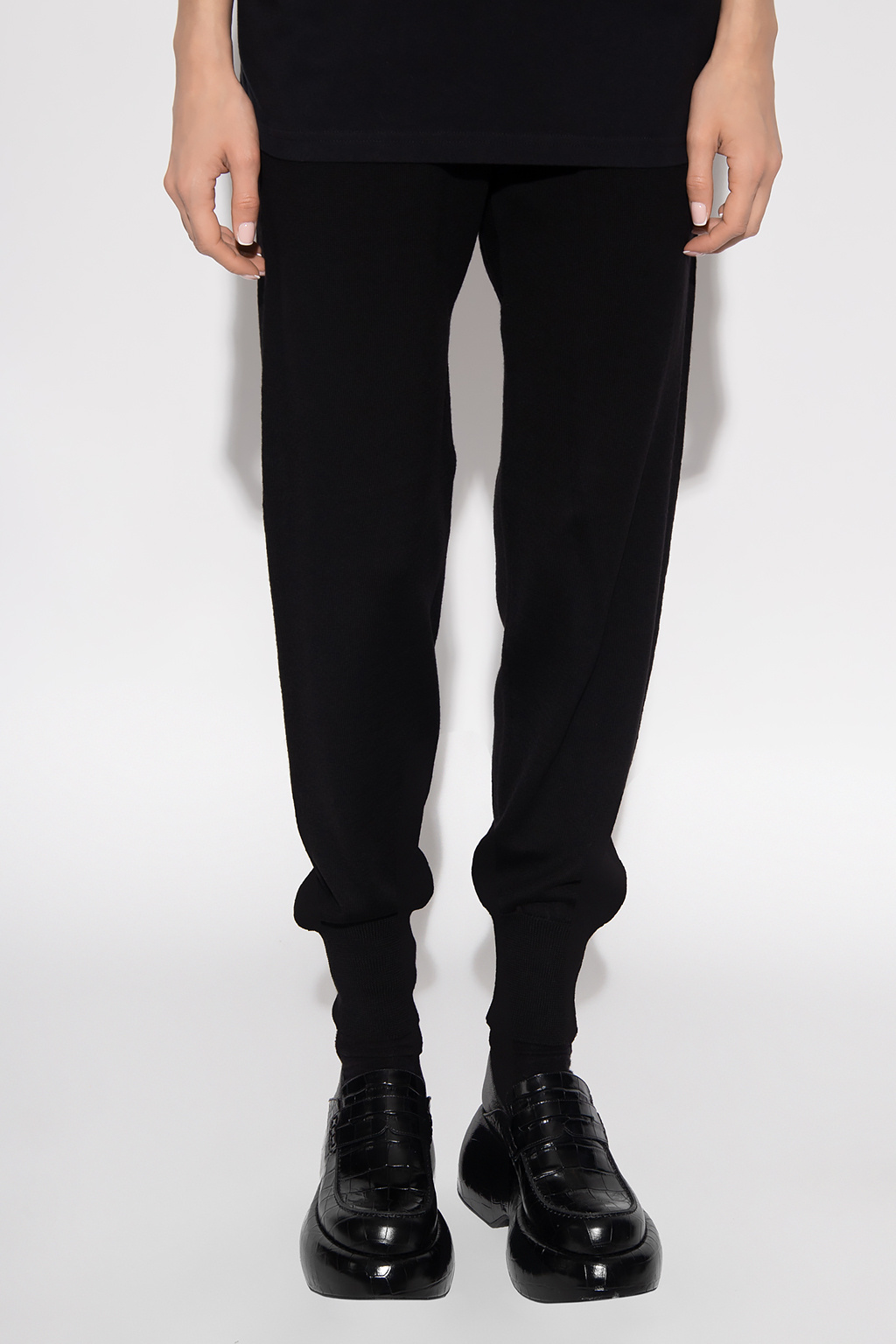 Vivienne Westwood ‘Drunken’ sweatpants with embroidered details