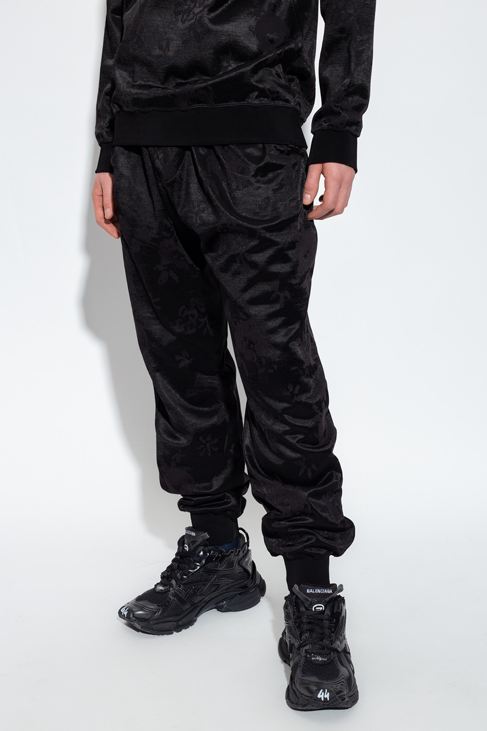 Vivienne Westwood ‘Drunken’ sweatpants with embroidered details