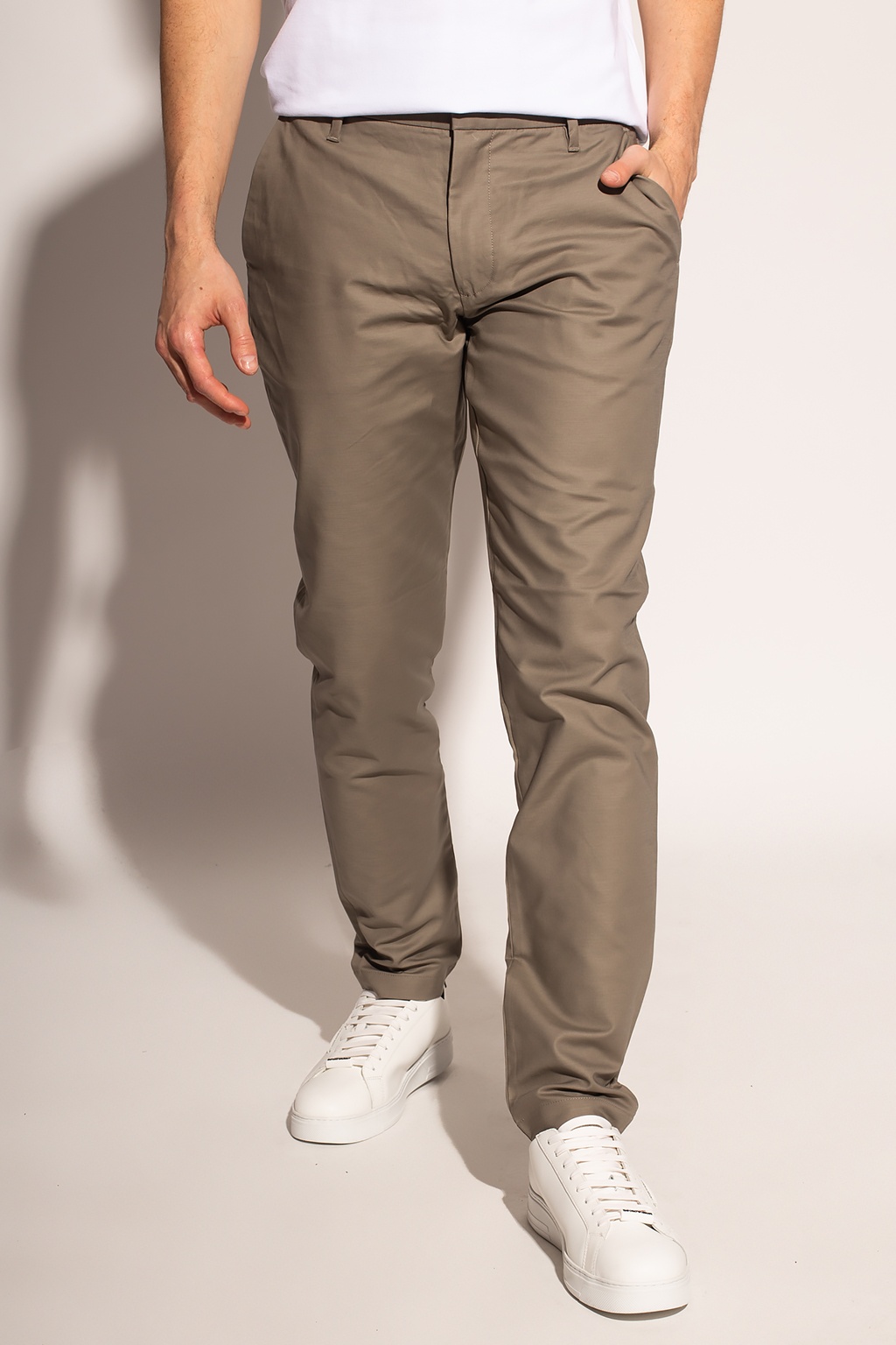 armani cotton trousers