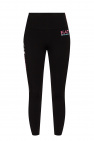 EA7 Emporio Armani BLACK Leggings with logo