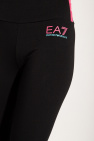 EA7 Emporio Armani BLACK Leggings with logo