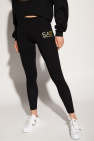 EA7 Emporio Armani BLACK Leggings with logo