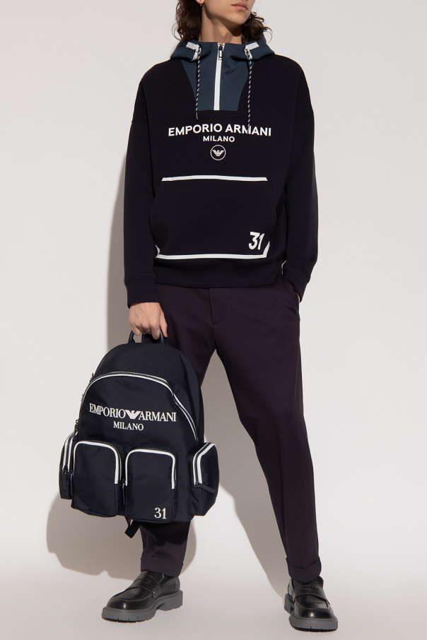 Emporio Armani Trousers with turn-up hems