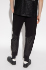 Emporio Armani Sweatpants in contrasting fabrics