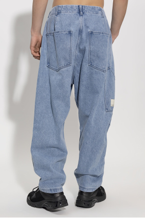Emporio armani Schwarz Wide-legged jeans