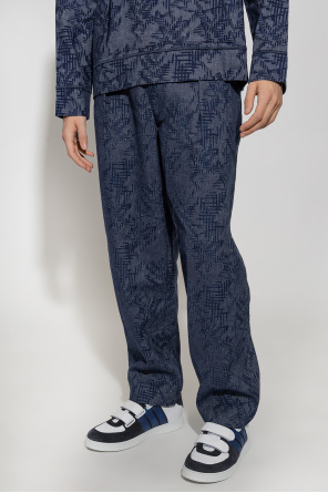Emporio Armani trousers polka with pleats