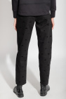 Emporio Armani Monogrammed slim-fit jeans