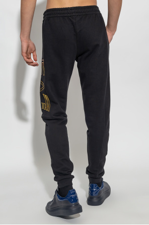 EA7 Emporio Armani abstract-print Sweatpants with logo