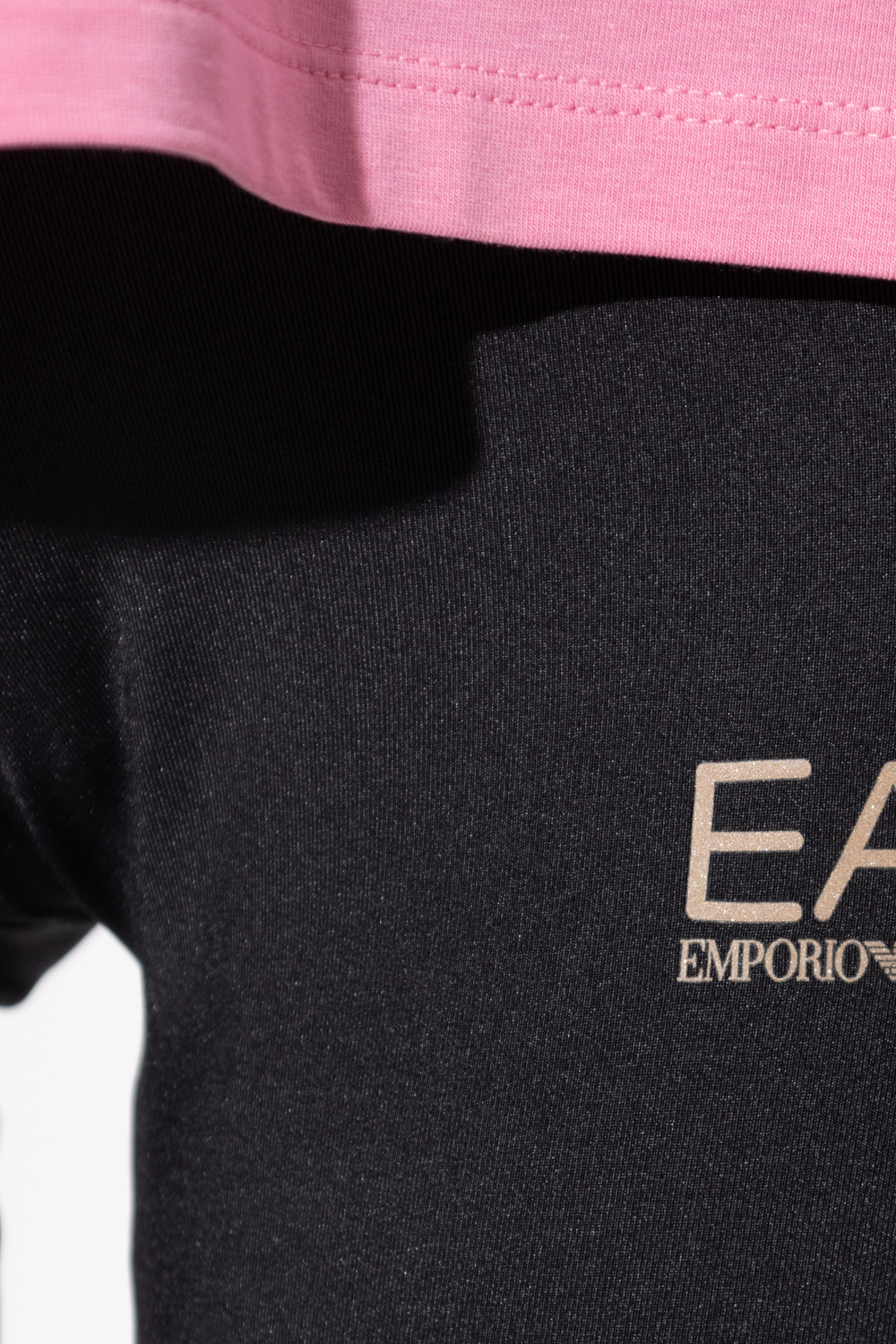 EA7 Emporio Armani Emporio Armani logo-strap shoulder bag Schwarz
