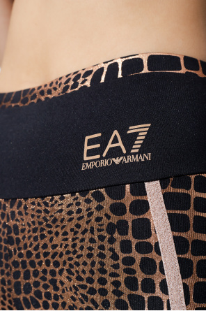 EA7 Emporio Armani Patterned training leggings