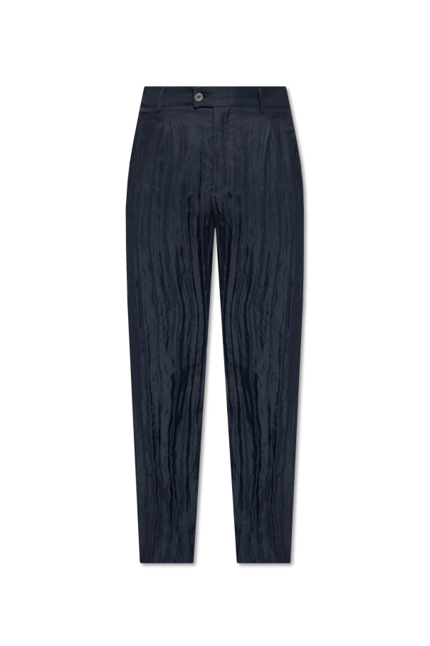 Giorgio Armani Textured paul trousers