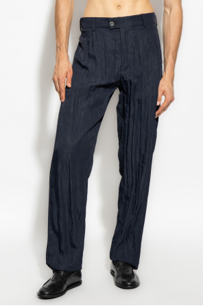Giorgio Armani Textured paul trousers