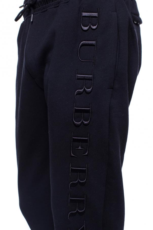 burberry embroidered sweatpants