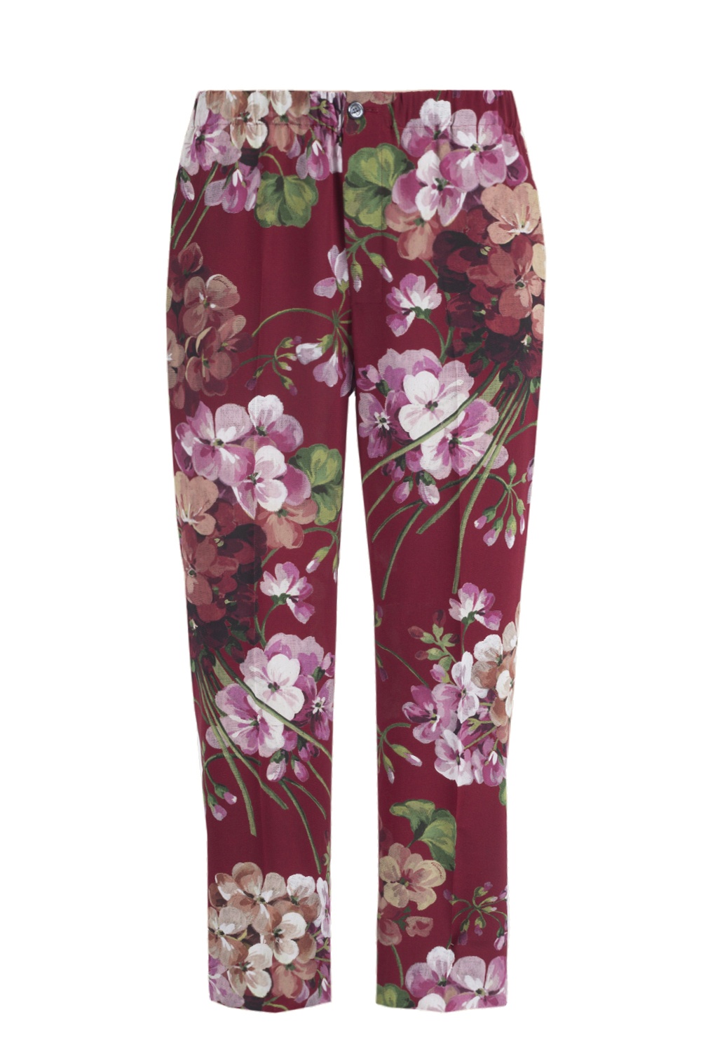 gucci silk trousers