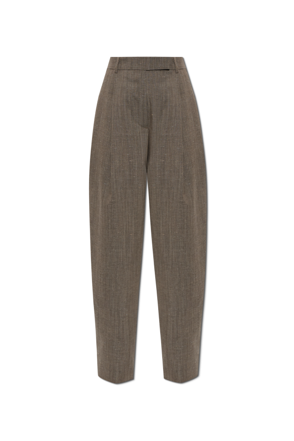 Wool pleated trousers od RÓHE