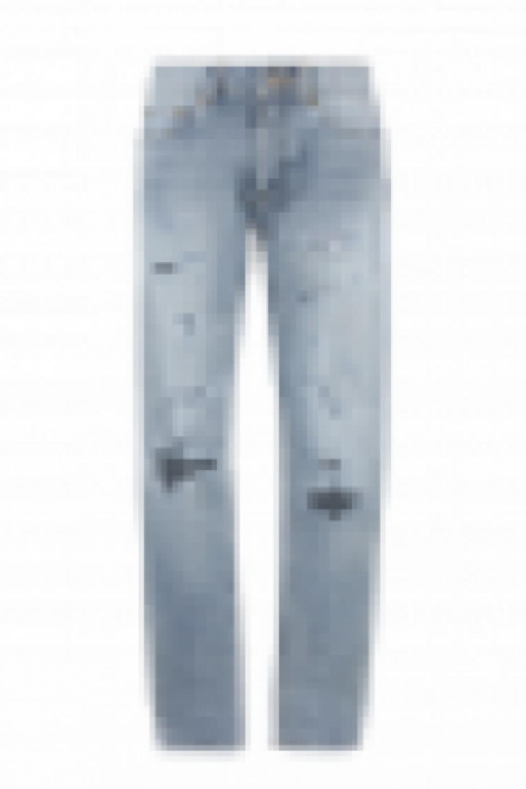 saint laurent distressed jeans