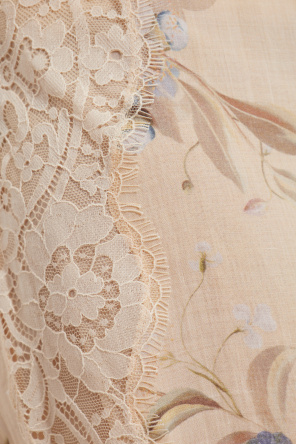 Zimmermann Trousers with lace inserts