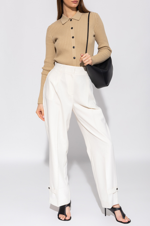 HERSKIND ‘Logan’ pleat-front trousers