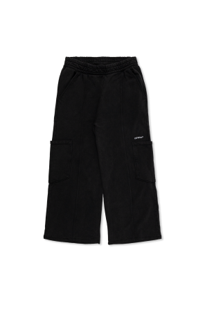 Wide-leg sweat trousers