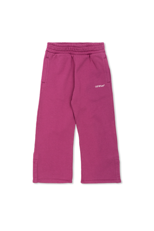 Sweatpants with straight-leg cut od Off-White Kids
