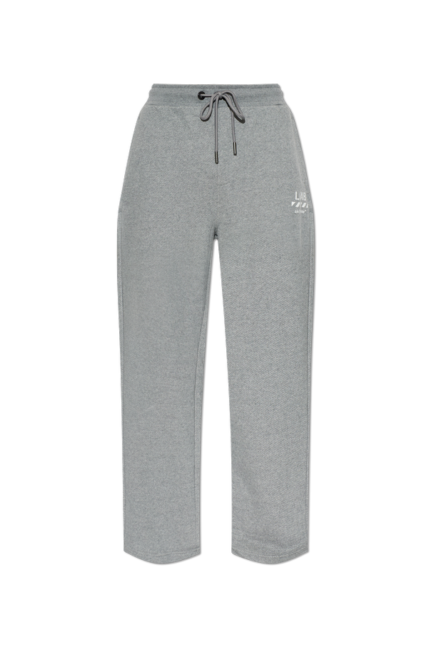 L/AB c/o Off-White Joggers with printed logo