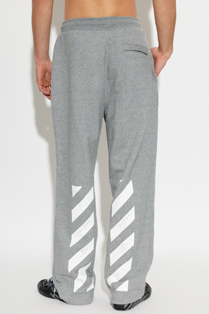 L/AB c/o Off-White Joggers with printed logo