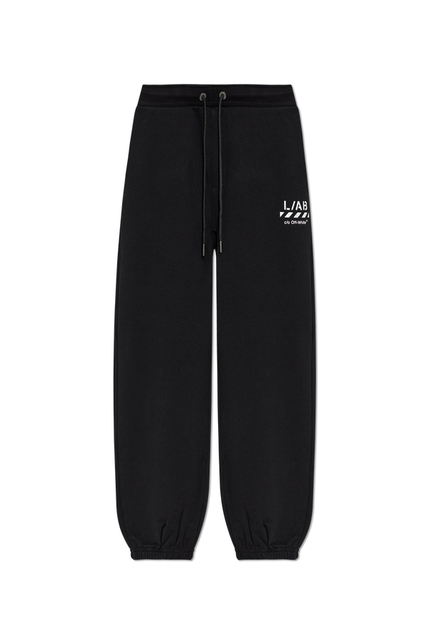 L/AB c/o Off-White Track pants with printed logo