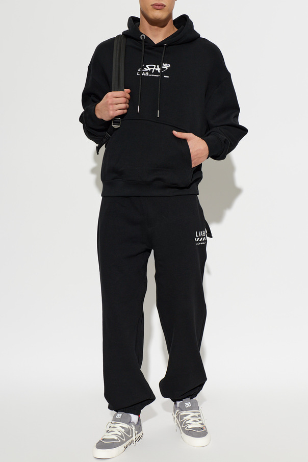 L/AB c/o Off-White Track pants with printed logo