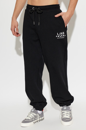 L/AB c/o Off-White Track pants with printed logo