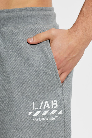 L/AB c/o Off-White Printed sweatpants