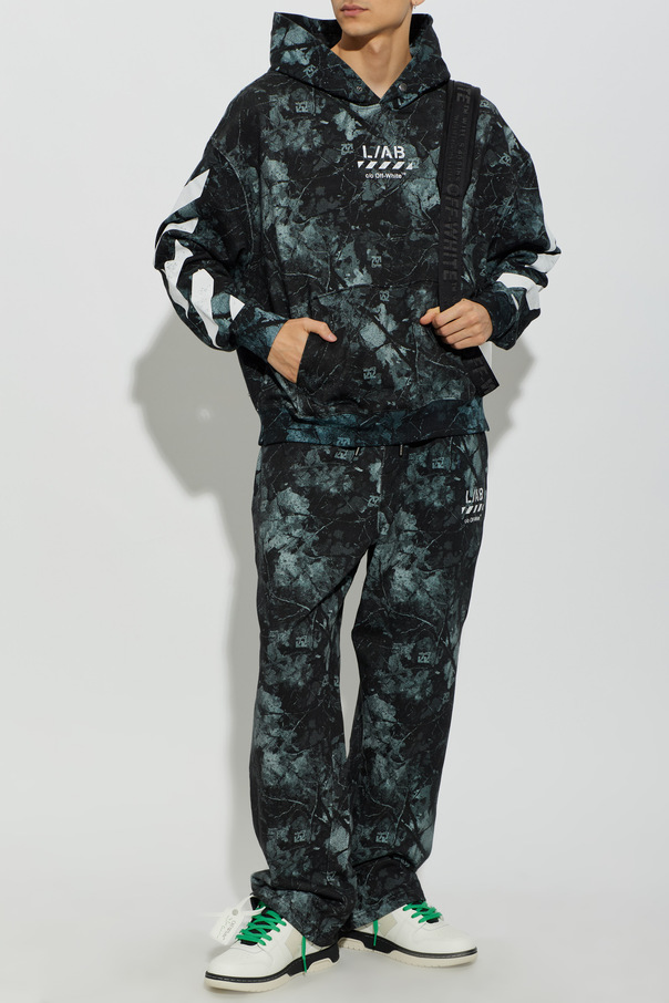 L/AB c/o Off-White Printed track pants