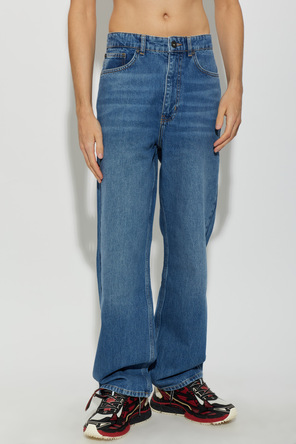 L/AB c/o Off-White Printed logo jeans