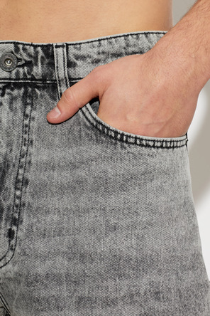 L/AB c/o Off-White Jeans with Printed Logo