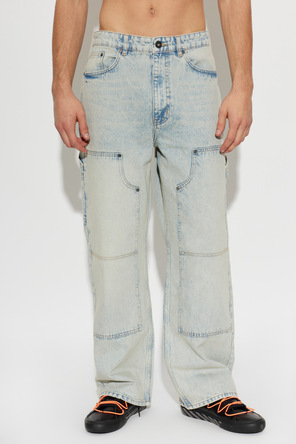 L/AB c/o Off-White Blugi cu logo imprimat