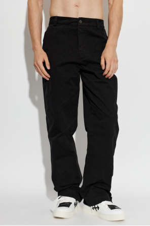 Off-White Spodnie z prostymi nogawkami