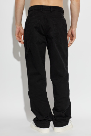 Off-White Spodnie z prostymi nogawkami