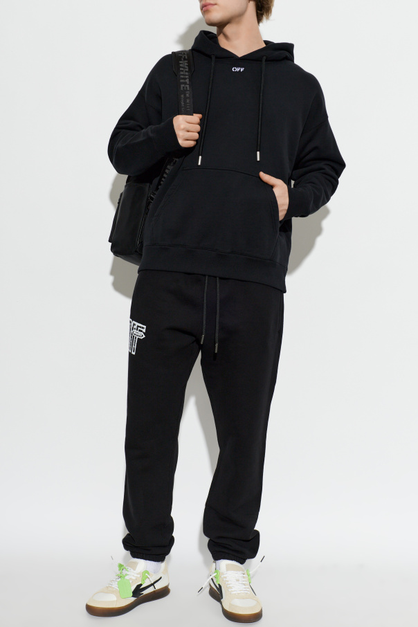 Off-White Tepláky s potlačeným logom