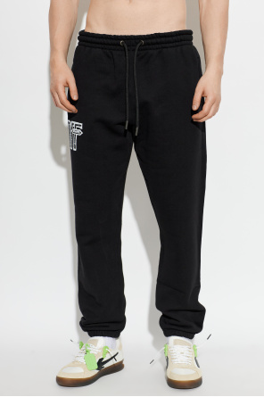 Off-White Tepláky s potlačeným logom
