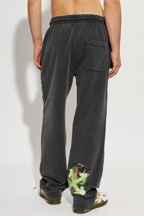 Off-White Pantalones de chándal de pierna recta