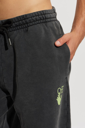 Off-White Pantalones de chándal de pierna recta