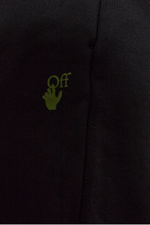 Off-White Sweatpants with a colorfully printed logo