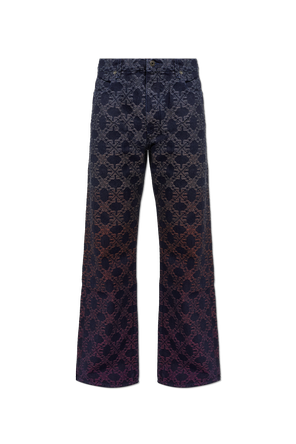 Jeansy z monogramem