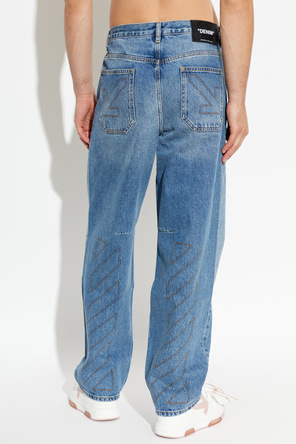 Off-White Vaqueros de pierna recta